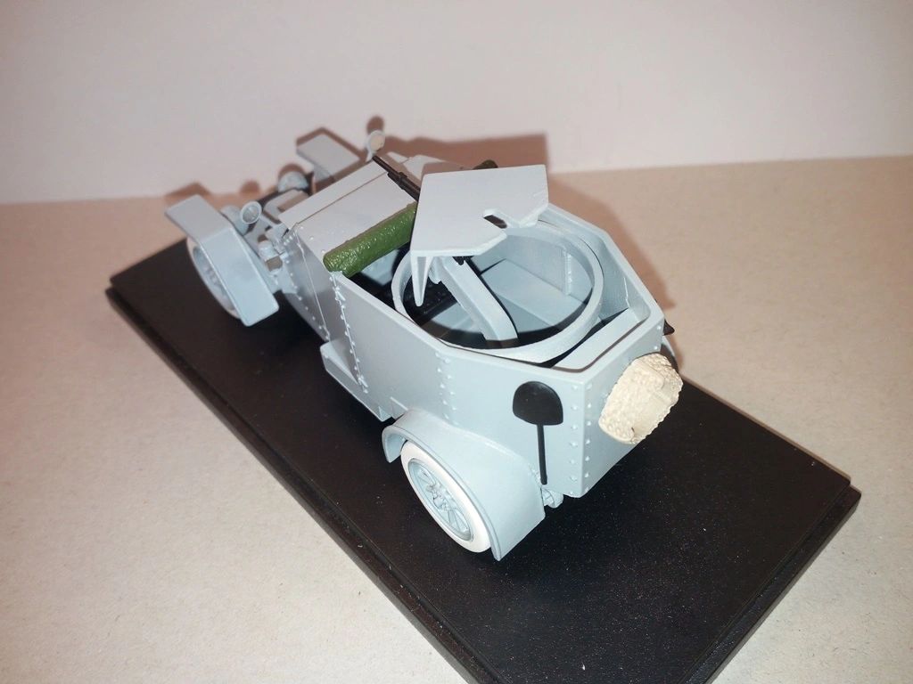 ESDO 1:43 - Renault Ty.ED Automitrailleuse vehicule 1915 Factory handbuilt Resin metal Kit