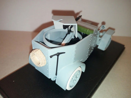 ESDO 1:43 - Renault Ty.ED Automitrailleuse vehicule 1915 Factory handbuilt Resin metal Kit
