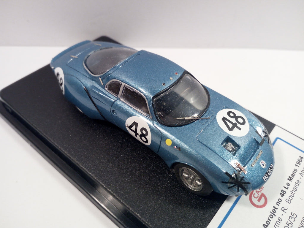 GCAM 1:43 - Renè & Bonnet Aerojet Le Mans '64 #48 Handmade factory built from resin kit