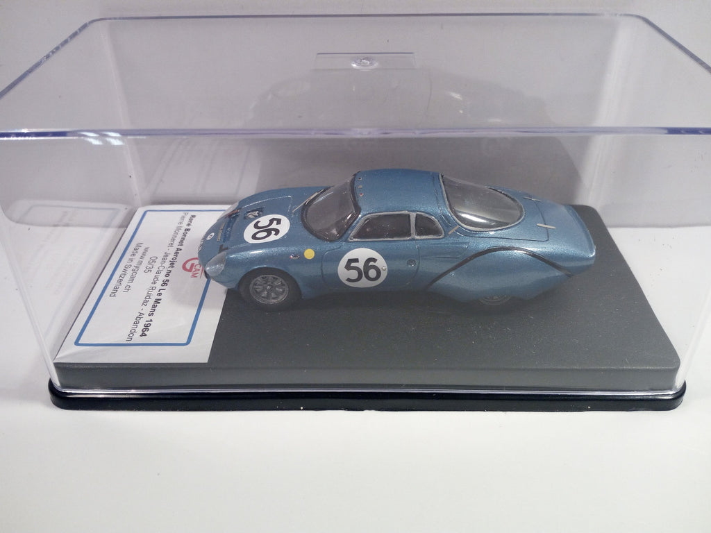 GCAM 1:43 - Renè & Bonnet Aerojet Le Mans '64 #56 Handmade factory built from resin kit