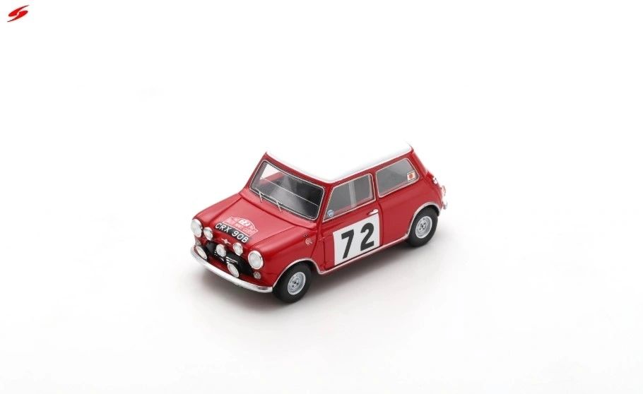 SPARK 1:43 S1194 - BMC Mini Cooper S #72 Rally Monte Carlo 1965 Morley-Morley