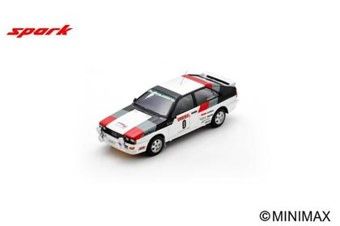 **PRE-ORDER** SPARK 1:43 S3214 - AUDI Quattro N°0 Audi Sport Rali Urbibel Algarve 1980 Hannu Mikkola - Arne Hertz
