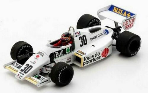 SPARK 1:43 - Arrows A6 F1 GP Belgium 1983 Thierry Boutsen