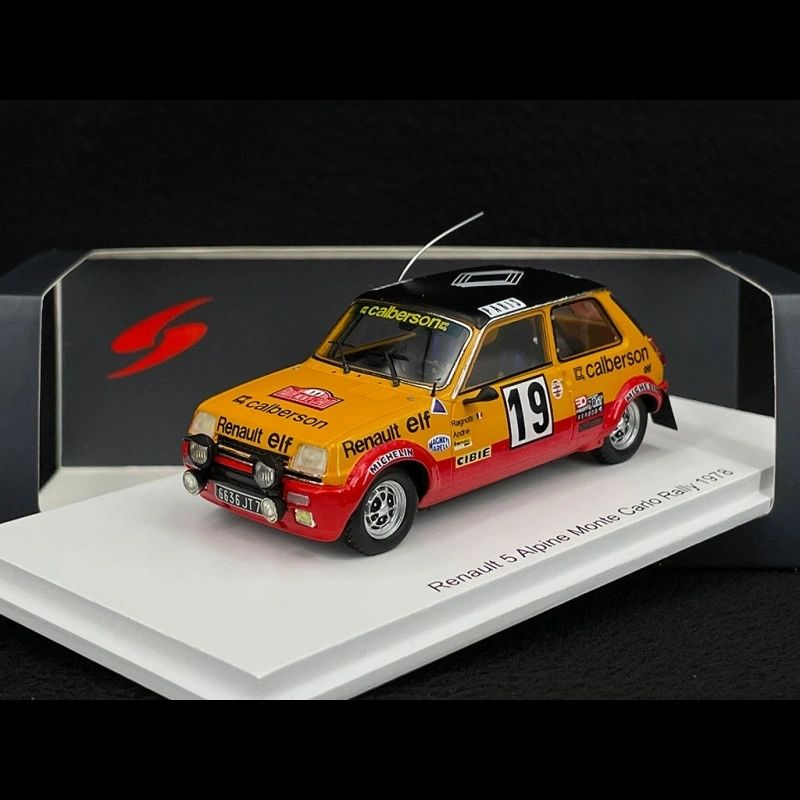 SPARK 1:43 - Renault 5 Alpine n° 19 2nd Rallye Monte Carlo 1978 Ragnotti