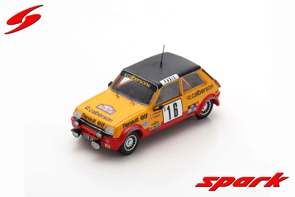 SPARK 1:43 - Renault 5 Alpine No.16 Monte Carlo Rally 1979 Guy Fréquelin - Jacques Delaval