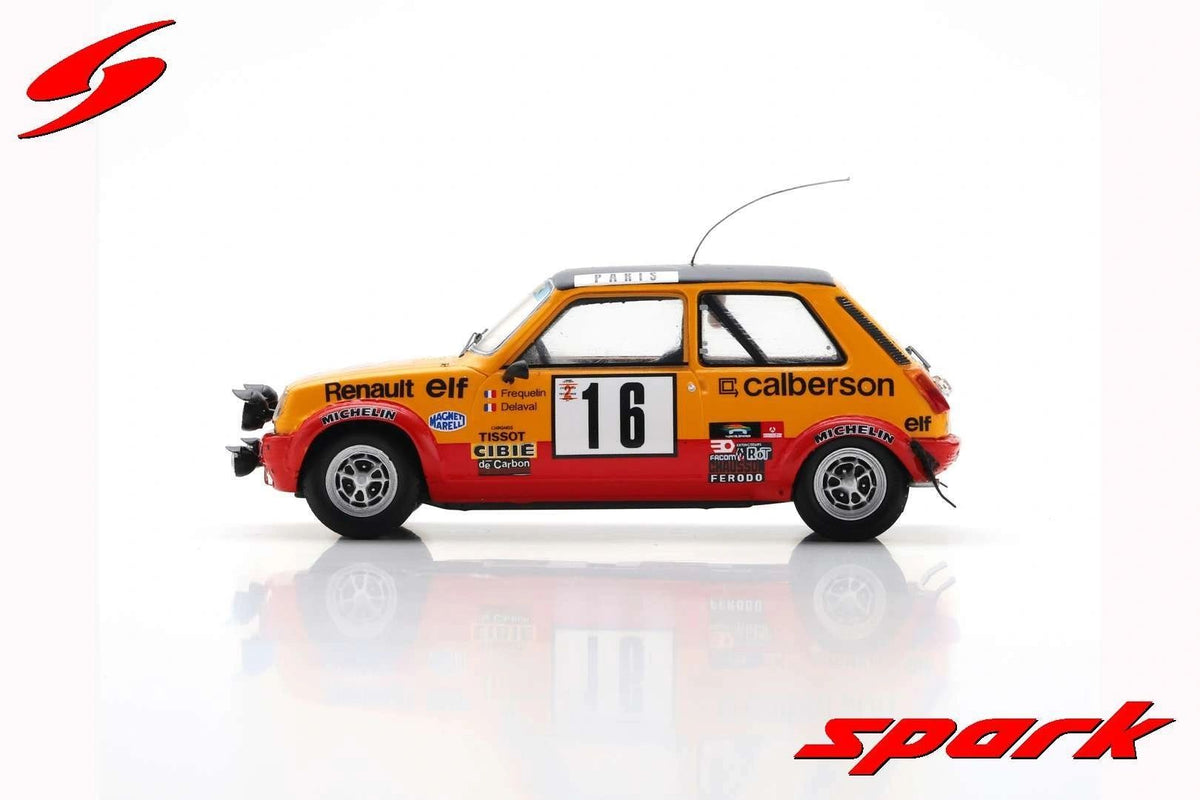 SPARK 1:43 - Renault 5 Alpine No.16 Monte Carlo Rally 1979 Guy Fréquelin - Jacques Delaval
