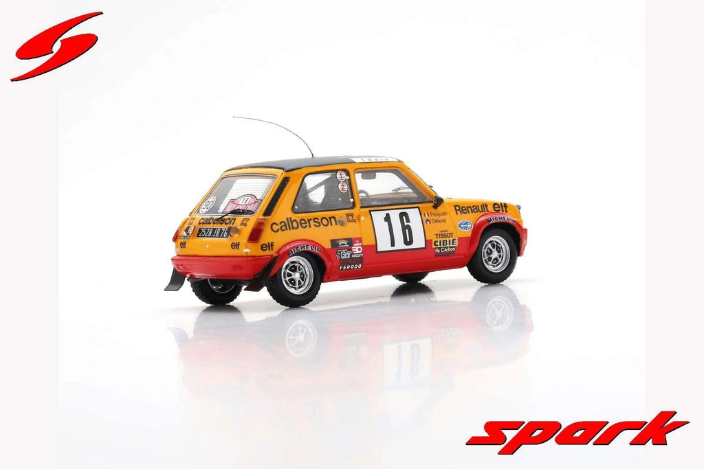 SPARK 1:43 - Renault 5 Alpine No.16 Monte Carlo Rally 1979 Guy Fréquelin - Jacques Delaval