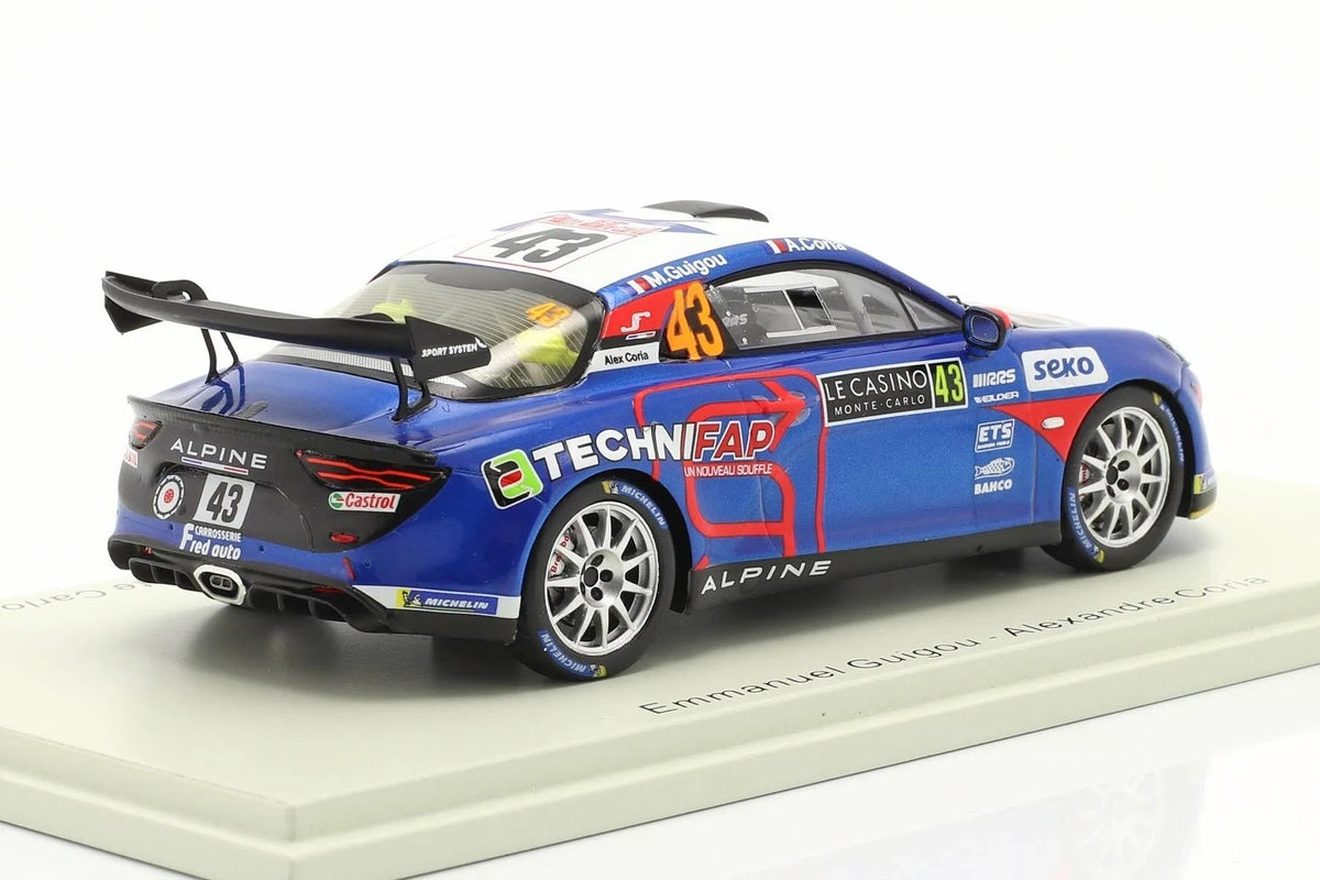 SPARK 1:43 - Alpine A110 RGT Rallye Montecarlo 2021 Guigou S6578