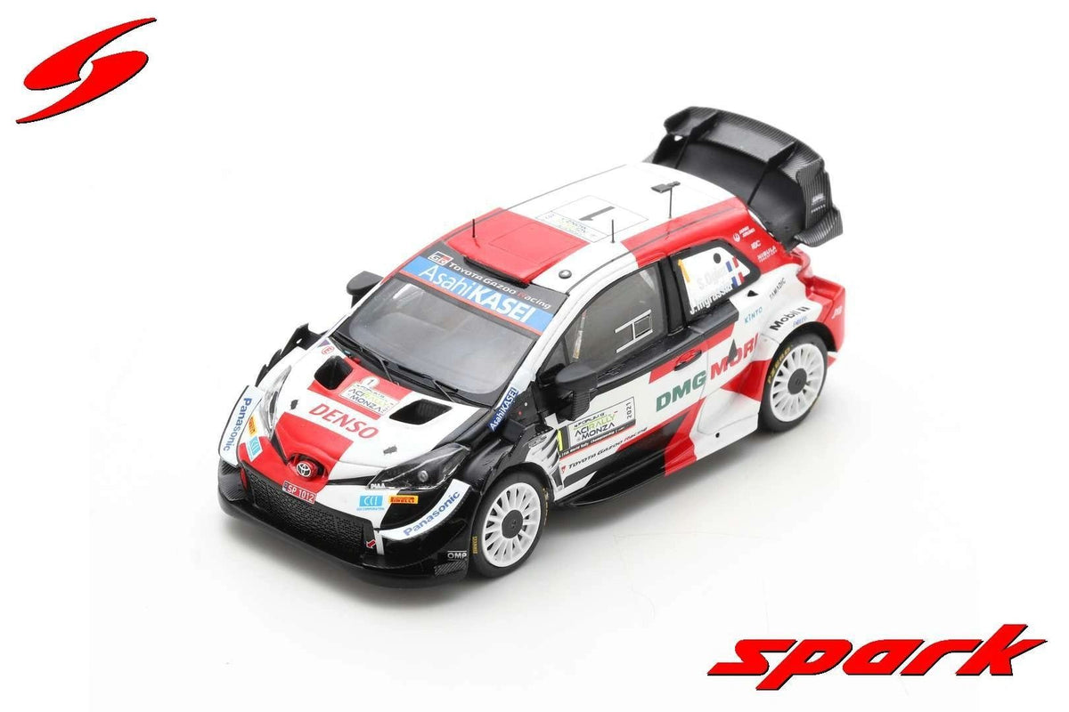 SPARK 1:43 - TOYOTA YARIS WRC #1 Rally Monza 2021 Ogier WINNER w/figures