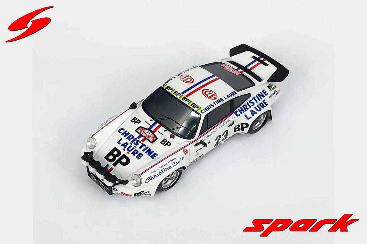 SPARK 1:43 - PORSCHE 911 CARRERA RS 3.0 NO.23 7TH RALLY MONTE CARLO 1976 FRÉQUELIN