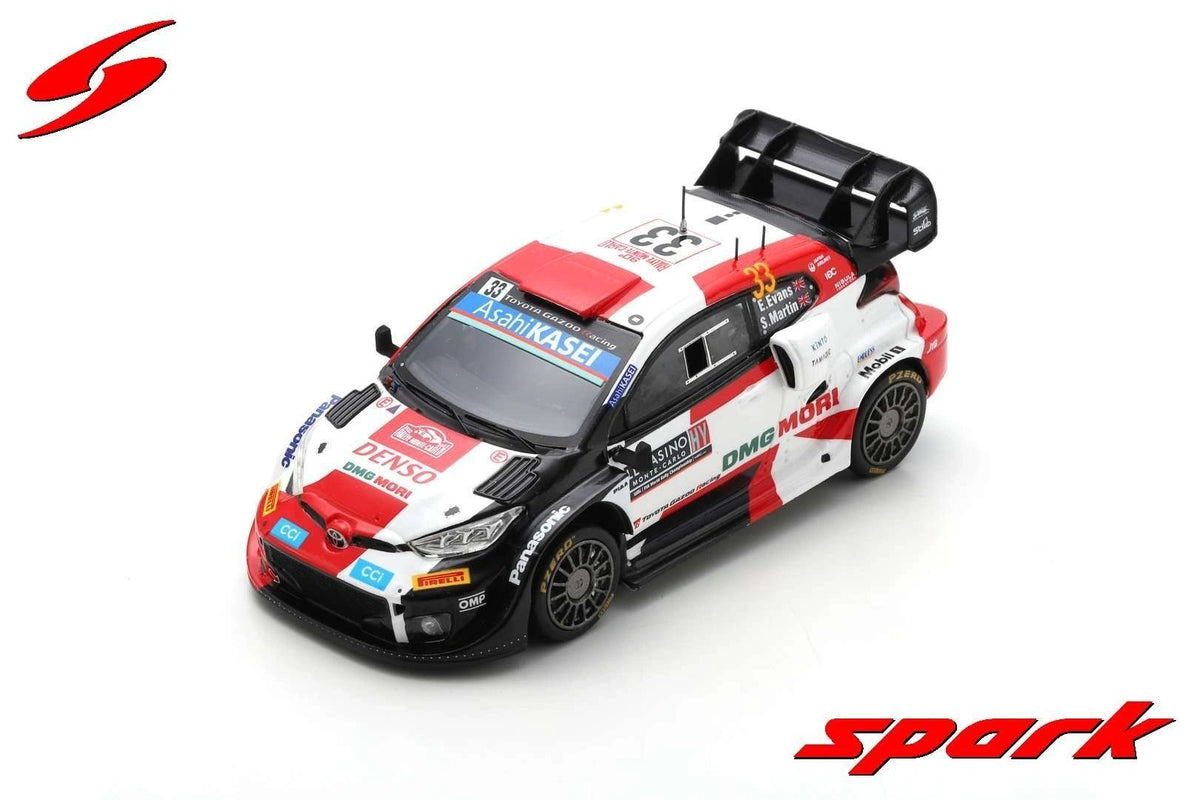 SPARK 1:43 - TOYOTA GR YARIS RALLY1 TOYOTA GAZOO RACING WRT NG RALLY MONTE CARLO 2022 EVANS