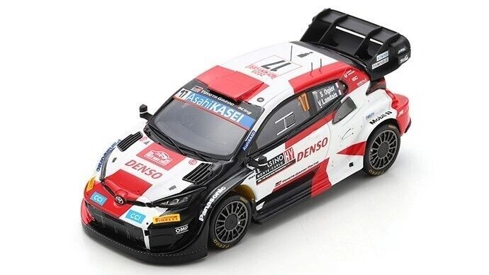 SPARK 1:43 - TOYOTA GR YARIS RALLY1 TOYOTA GAZOO RACING WRT WINNER Rally Montecarlo '23 Ogier