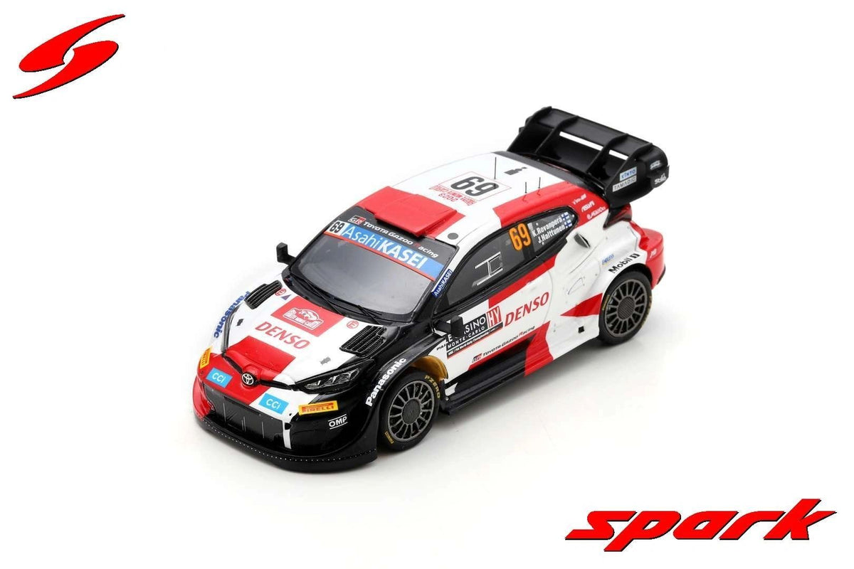 SPARK 1:43 - TOYOTA GR YARIS RALLY1 HYBRID NO.69 TOYOTA GAZOO RACING WRT 2ND RALLY MONTE CARLO 2023 K. ROVANPERÄ - J. HALTTUNEN