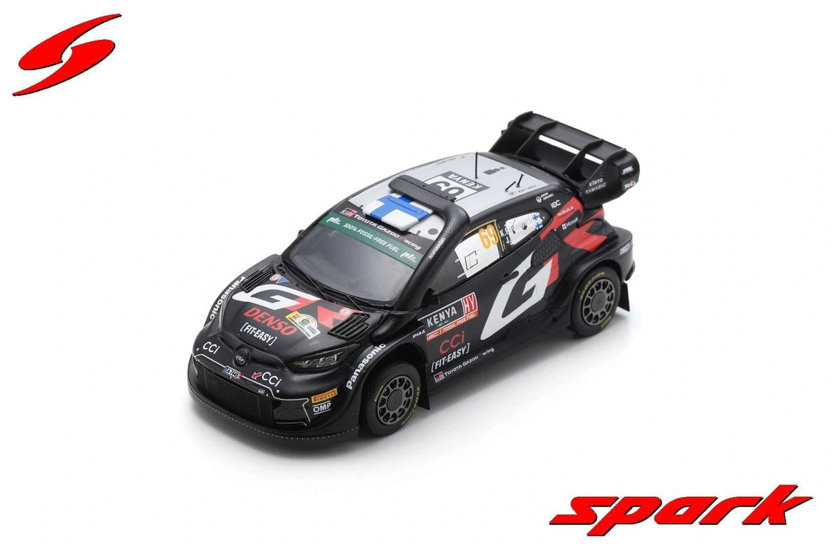 SPARK 1:43 - TOYOTA GR Yaris Rally1 HYBRID #69 GAZOO Racing WRT Winner Rally Safari 2024 K.Rovanperä-J.Halttunen