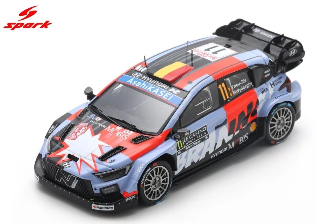 SPARK 1:43 - Hyundai i20N Rally1 #11 Rally Monte Carlo 2026 Neuville