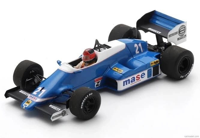 SPARK 1:43 - S7257 - Osella FA1F GP Brazil 1986 P. Ghinzani