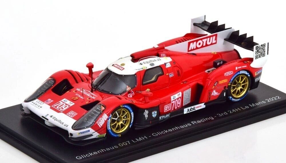 SPARK 1:43 - Glickenhaus 007 LMH No.709 Glickenhaus Racing 3rd 24H Le Mans 2022