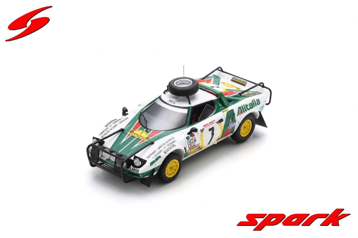 SPARK 1:43 - Lancia Stratos HF Alitalia #7 3rd Safari 1977 Munari-Sodano