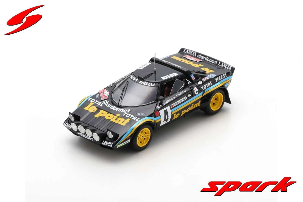 SPARK 1:43 - LANCIA STRATOS NO.4 6TH RALLY MONTE CARLO 1981 BERNARD DARNICHE - ALAIN MAHÉ S9098