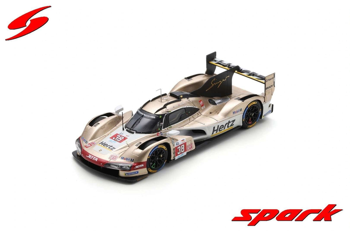 SPARK 1:43 - Porsche 963 #38 HERTZ TEAM JOTA 9th Le Mans 24H 2024 O. Rasmussen - J. Button - P. Hanson