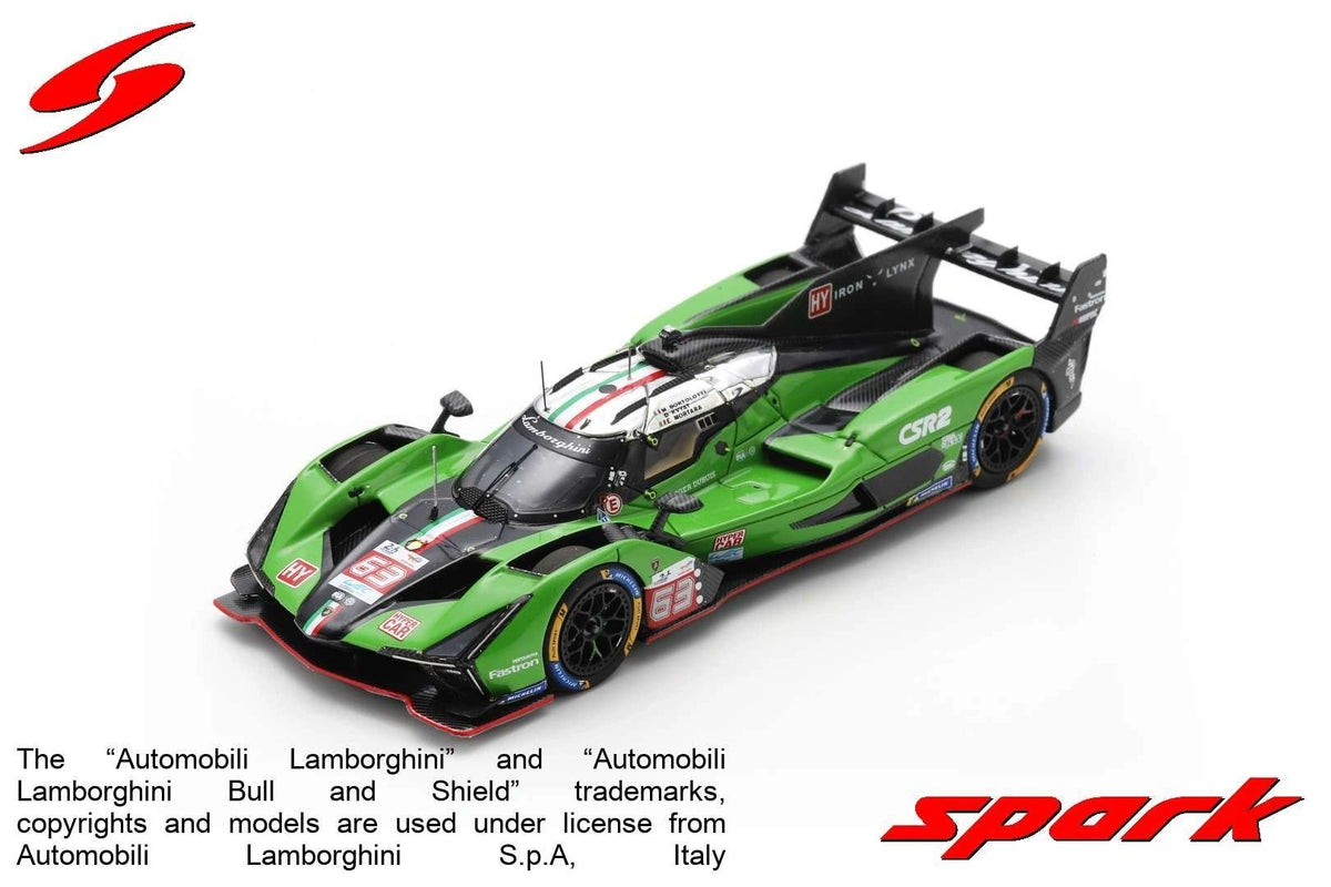 SPARK 1:43 - Lamborghini SC63 #63 LAMBORGHINI IRON LYNX 10th Le Mans 24H 2024