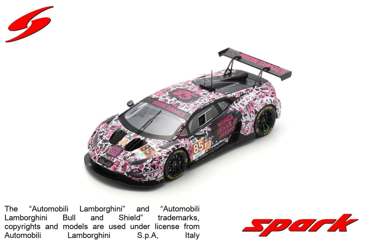 SPARK 1:43 - Lamborghini Huracán GT3 Evo2 #85 IRON DAMES Le Mans 24H 2024 Bovy-Gatting-Frey