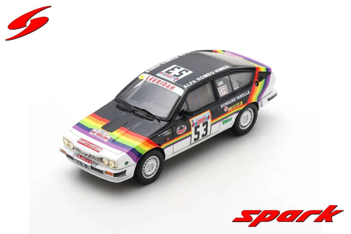 SPARK 1:43 S9350 - Alfa Romeo GTV6 Nimes Tour de Corse 1982 Loubet