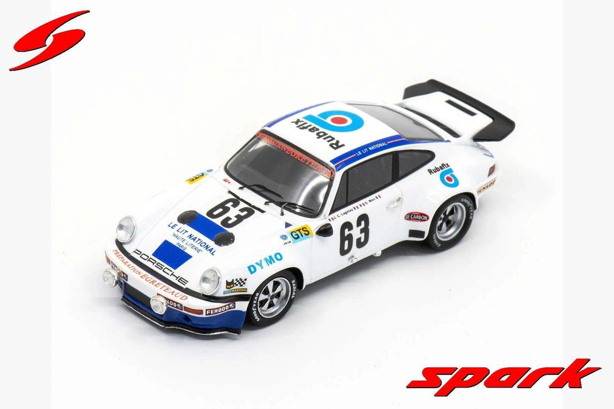 SPARK 1:43 - PORSCHE 911 RSR 3.0 Engreteaud 24h Le Mans 1974 #63