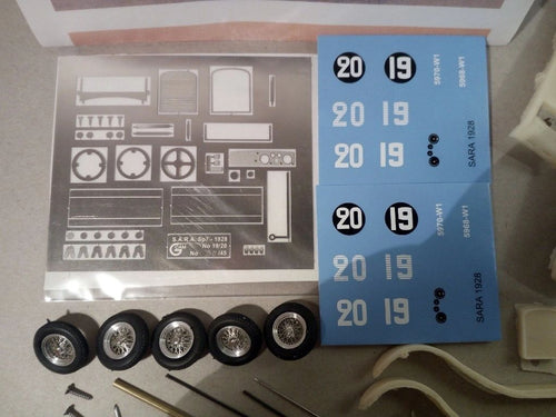 GCAM 1:43 - SARA SP7 Le Mans '28 #19-20 Resin kit
