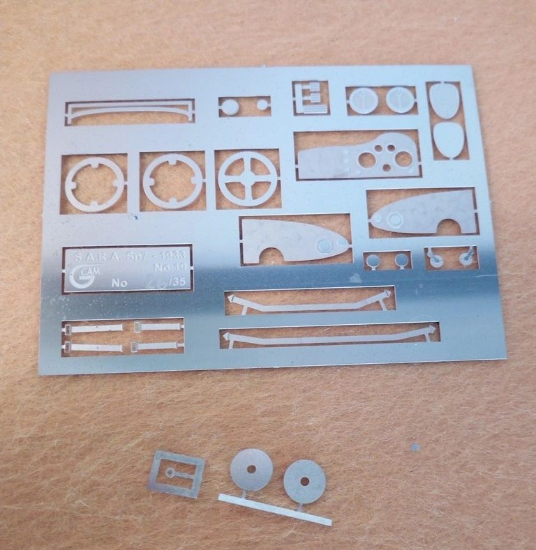 GCAM 1:43 - SARA SP7 Le Mans '33 #19 Resin kit to built