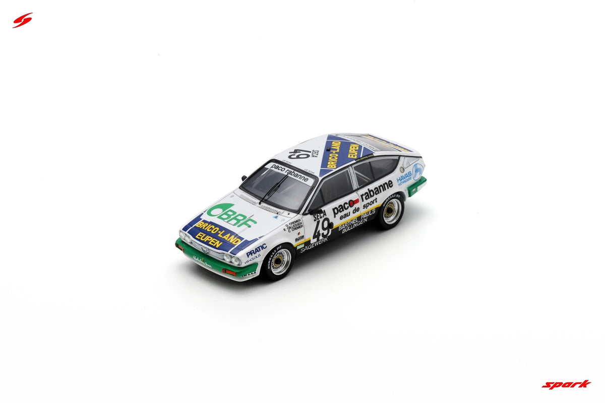 SPARK 1:43 SB428 - Alfa Romeo GTV 6 No.49 24H Spa 1986