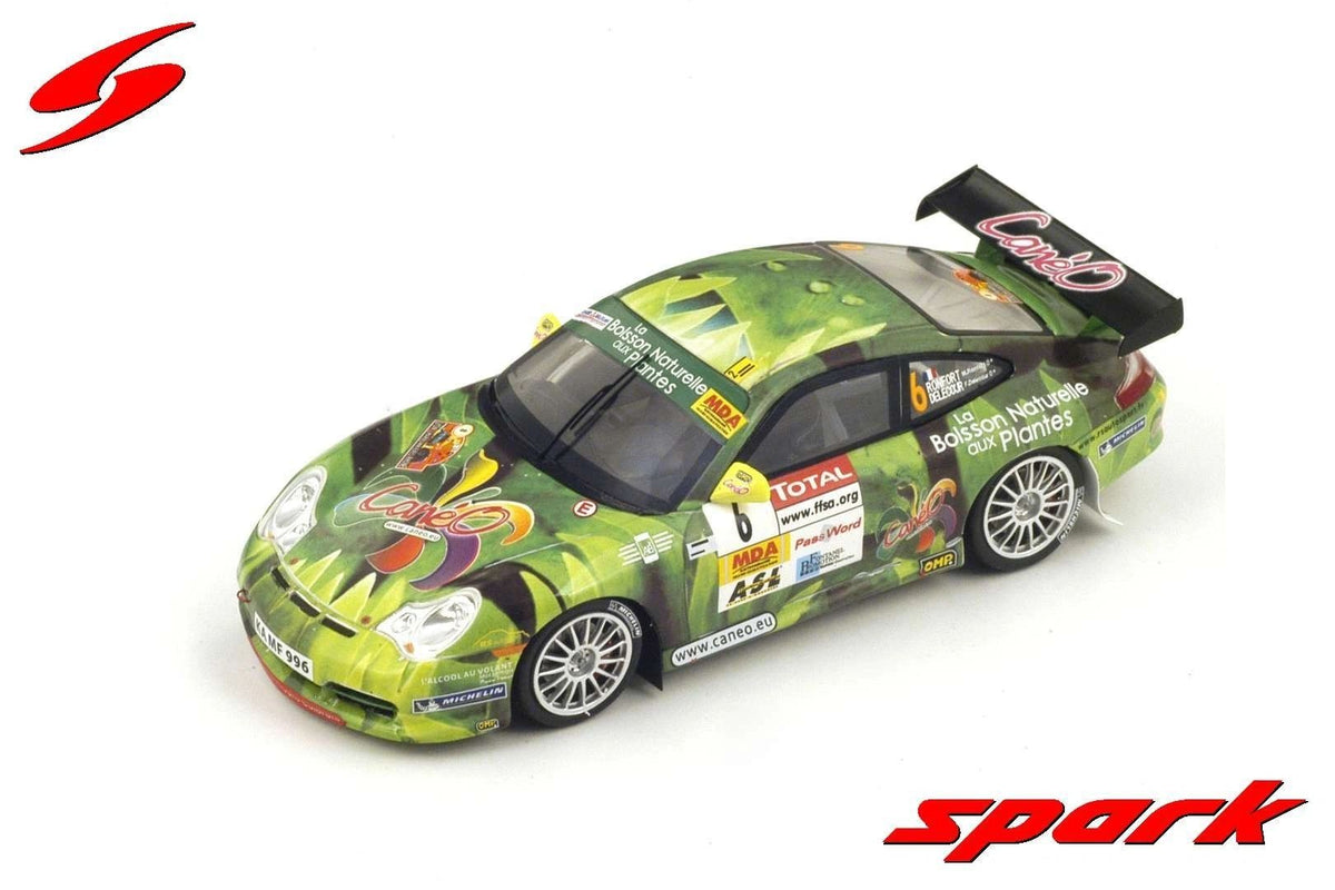 SPARK 1:43 - PORSCHE 996 GT3RS #6 RALLYE LYON-CHARBONNIERE 2007 F.DELECOUR/M.RONFORT