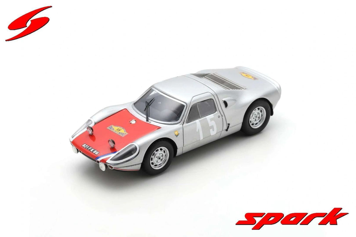 SPARK 1:43 SF168 - PORSCHE 904 GTS NO.15 WINNER RALLYE DES ROUTES DU NORD 1966