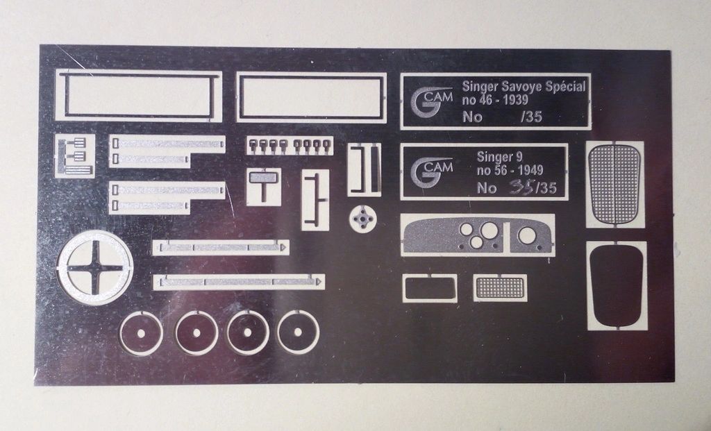 GCAM 1:43 - Singer Ty.9 Sport 1.0 Le Mans '49 #56 Resin kit to built