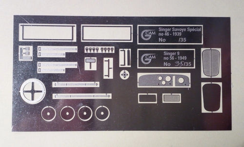 GCAM 1:43 - Singer Ty.9 Sport 1.0 Le Mans '49 #56 Resin kit to built