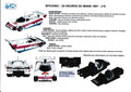 JPS 1:43 - Spice Ford SE90C-1 SPICE ENG. Le Mans '91 #8 Pre-painted Resin kit to built