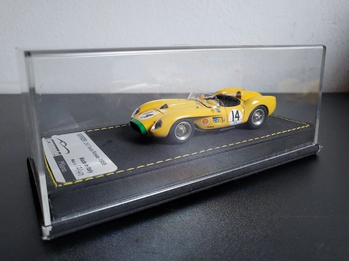 TECNOMODEL 1:43 - Ferrari 250 TR58 Yellow classic race #14 *MADE IN ITALY*