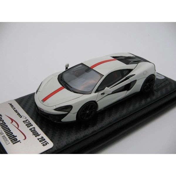TECNOMODEL 1:43 - T43-EX02F McLaren 570S Avus White red stripe