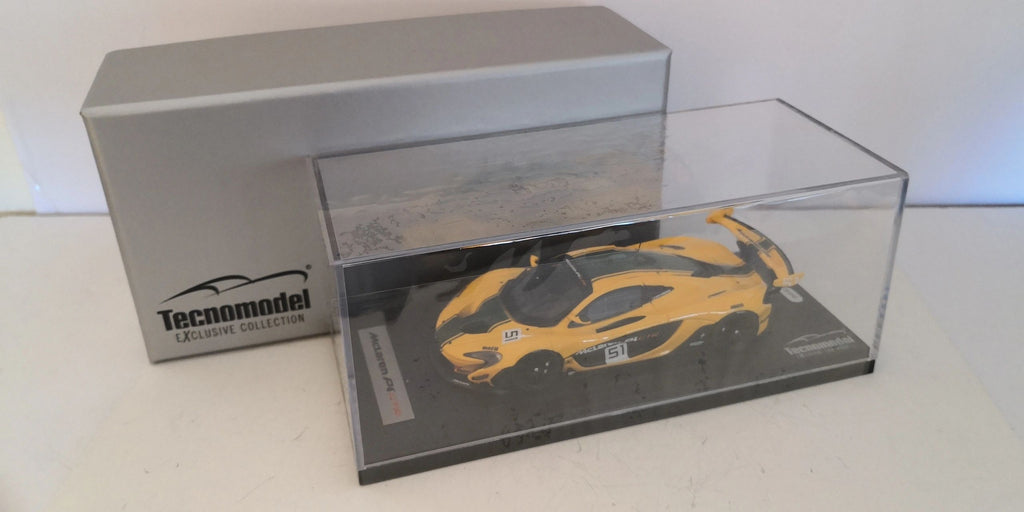 TECNOMODEL 1:43 - T43-EX06A McLaren P1 GTR Géneve auto show 2015 yellow
