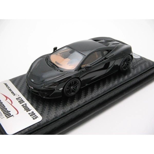TECNOMODEL 1:43 - T43-EX02D McLaren 570S onyx black, Red stripe 2015