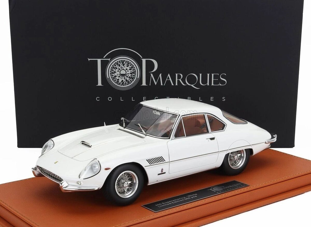TOP MARQUES 1:18 - Ferrari 400 Superamerica serie I bianco 1961
