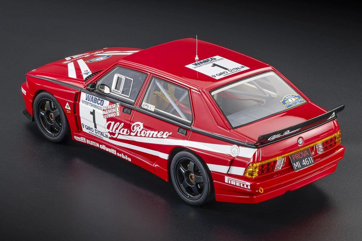 TOP MARQUES 1:18 - Alfa Romeo 75 TURBO EVO IMSA Giro d'Italia 1988 Winner Patrese-Biasion-Siviero