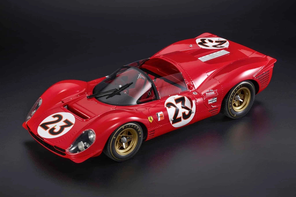 TOP MARQUES 1:18 - FERRARI 330 P4 4.0L V12 SPIDER SEFAC N 23 WINNER 24h DAYTONA 1967