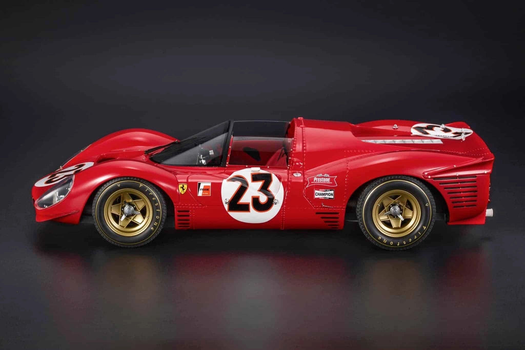 TOP MARQUES 1:18 - FERRARI 330 P4 4.0L V12 SPIDER SEFAC N 23 WINNER 24h DAYTONA 1967