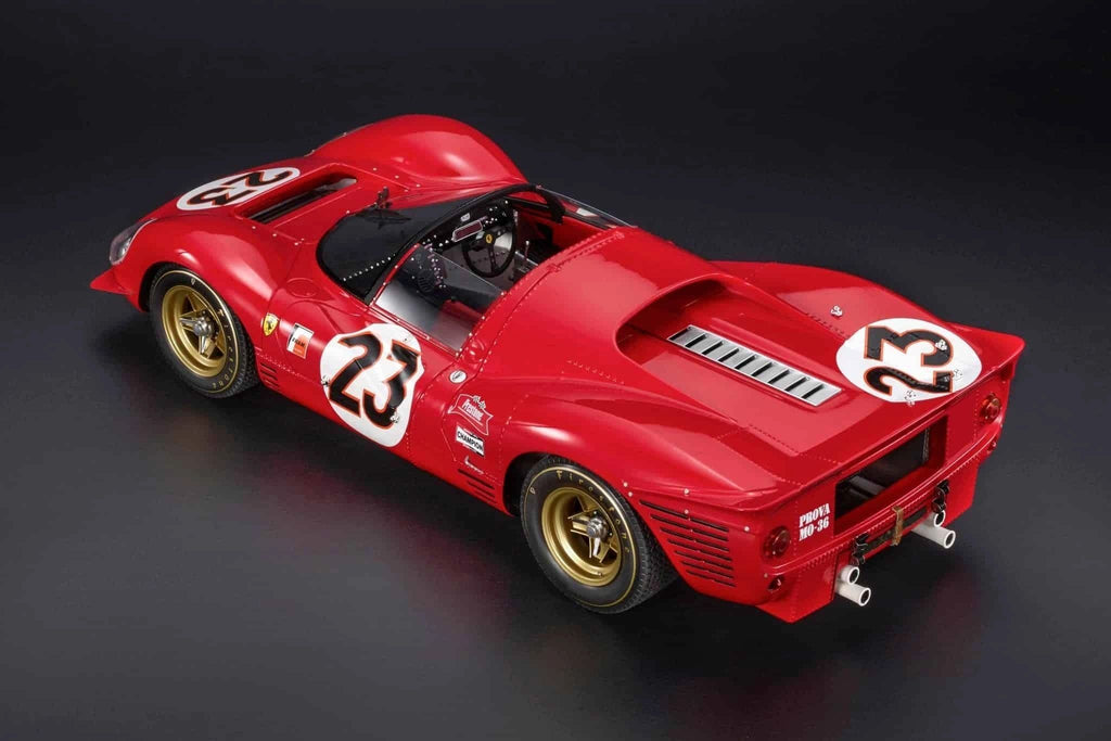 TOP MARQUES 1:18 - FERRARI 330 P4 4.0L V12 SPIDER SEFAC N 23 WINNER 24h DAYTONA 1967