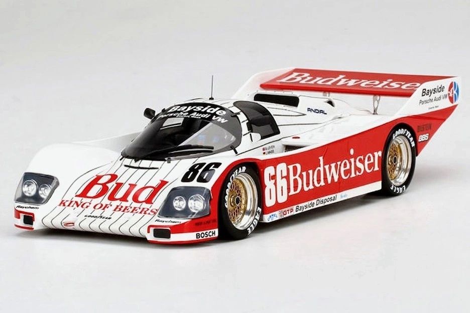 TOP SPEED 1:18 - Porsche 962 #86 Bayside Disposal Racing 1987 Sebring 12h Winner TS0332