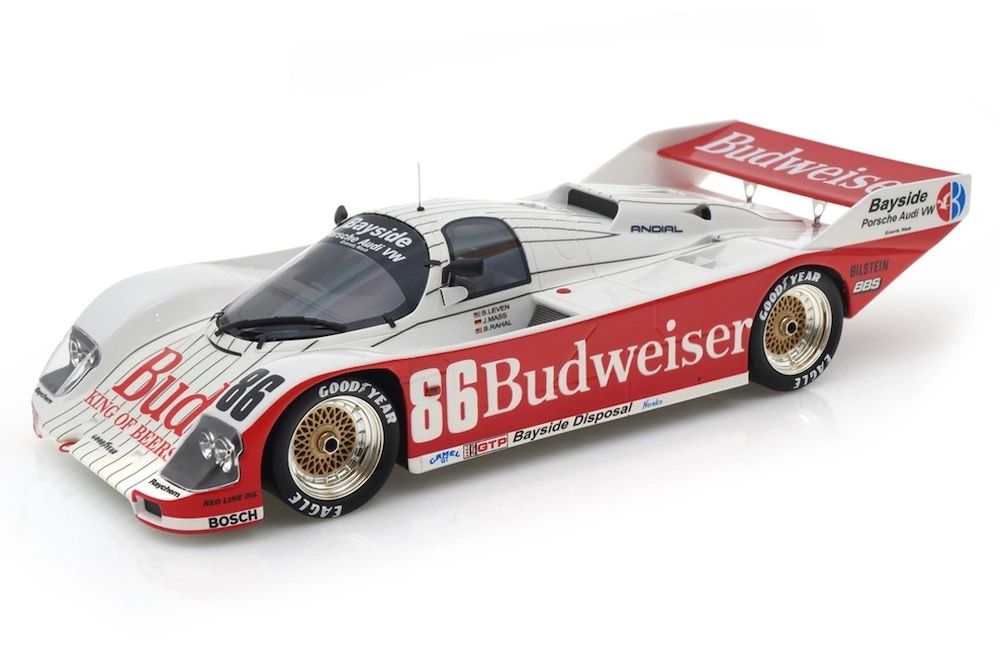 TOP SPEED 1:18 - Porsche 962 #86 Bayside Disposal Racing 1987 Sebring 12h Winner TS0332