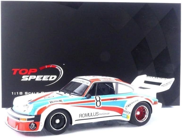 TOP SPEED 1:18 - Porsche 934/5 #8 Max Moritz Team 1977 Nürburgring 1000Km J. Barth