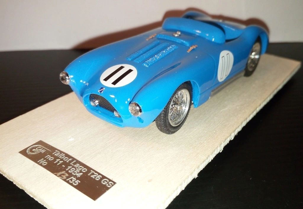 GCAM 1:43 - Talbot Lago T26/GS Le Mans '54 #11 Hand built kit