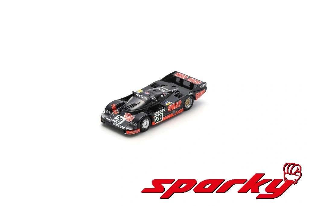 TINY Sparky 1/64 - PORSCHE - 956 TEAM HENN S T-BIRD SWAP SHOP N 26 2nd 24h LE MANS 1984